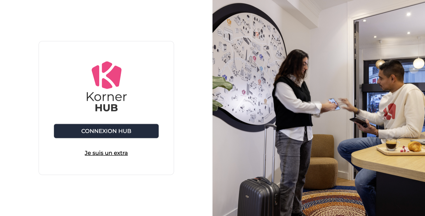 Page de connexion, existant